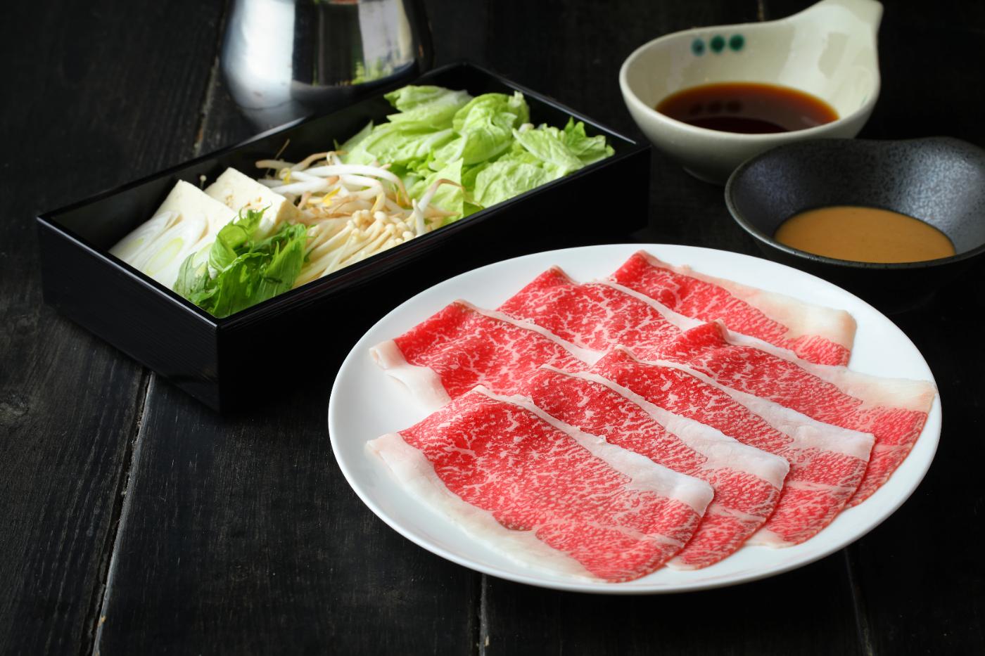 黒毛和牛のしゃぶしゃぶ